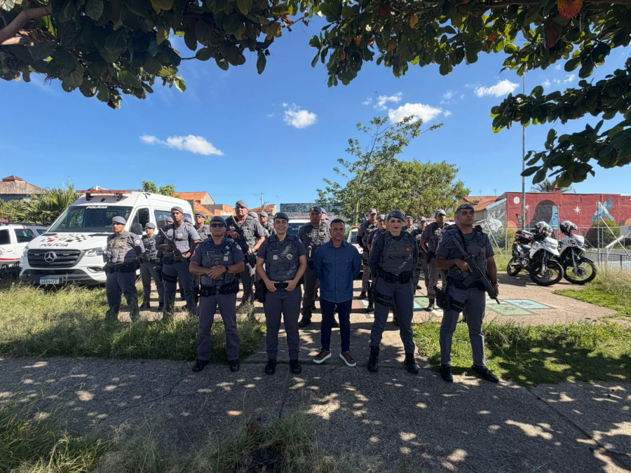 Vereador Rogério Lima articula ações de segurança no Jardim Tatiana e suspeito de furtos em escola é preso