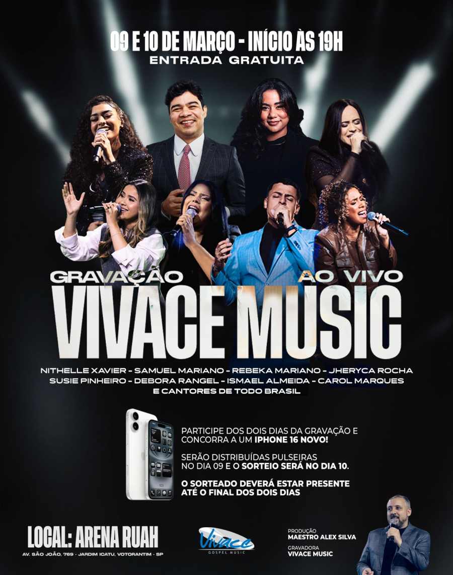 Gravação de DVD ao vivo reúne cantores de todo o Brasil em Votorantim