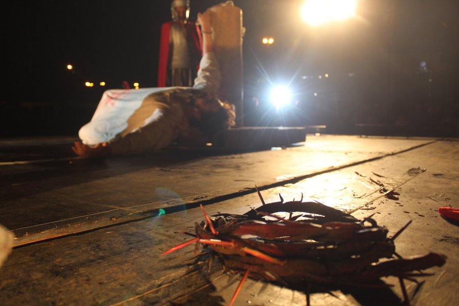 Encenação da morte de Cristo mantém tradição amanhã