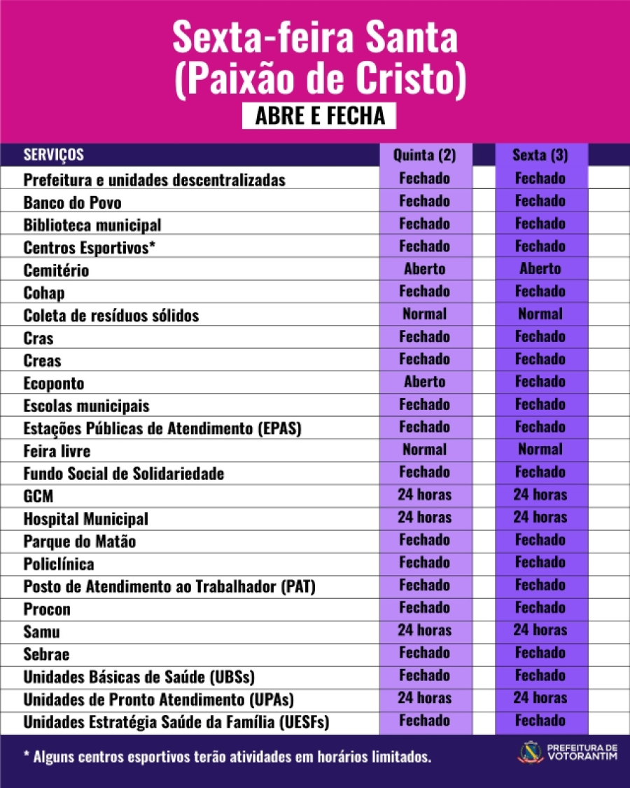 Prefeito decreta ponto facultativo na quinta-feira (02)