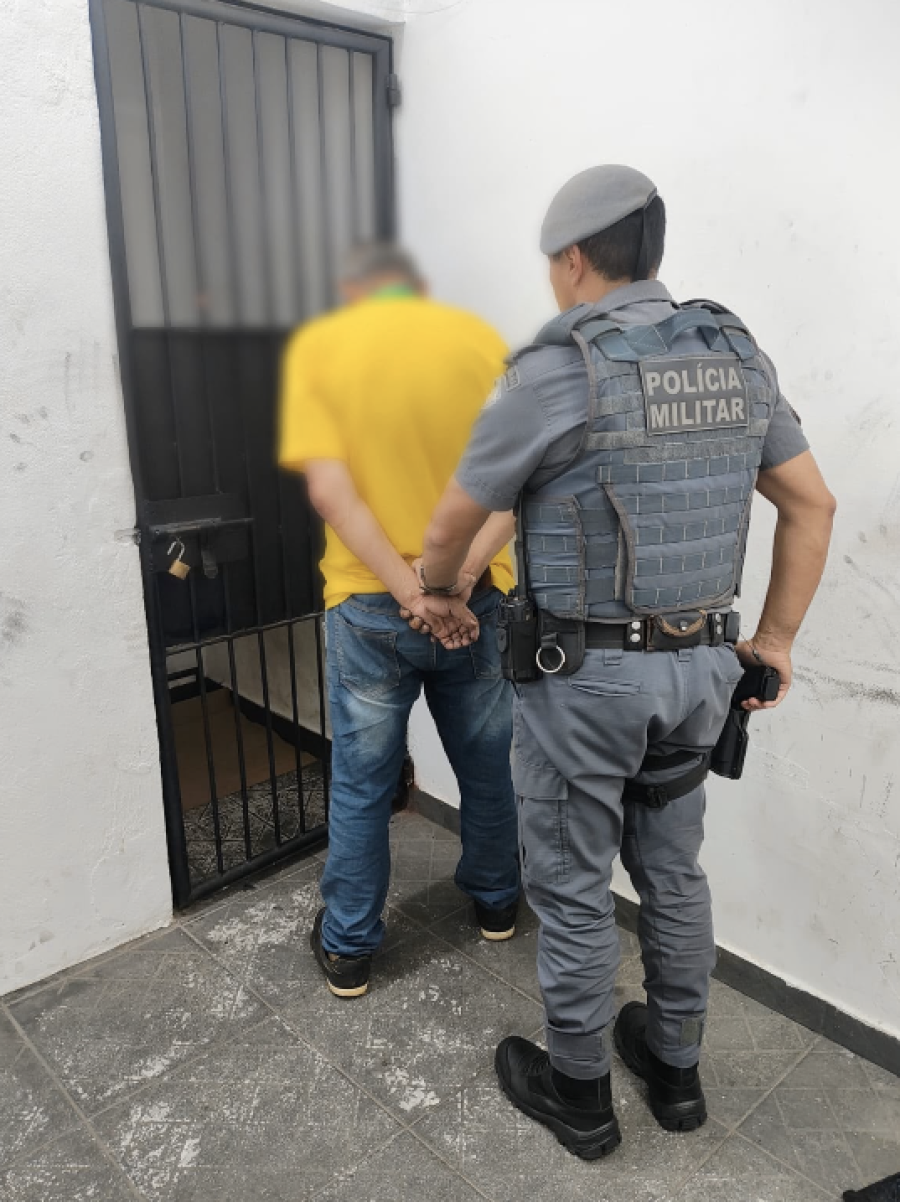 POLÍCIA MILITAR DETÉM HOMEM POR DESCUMPRIMENTO DE MEDIDA PROTETIVA EM IPERÓ